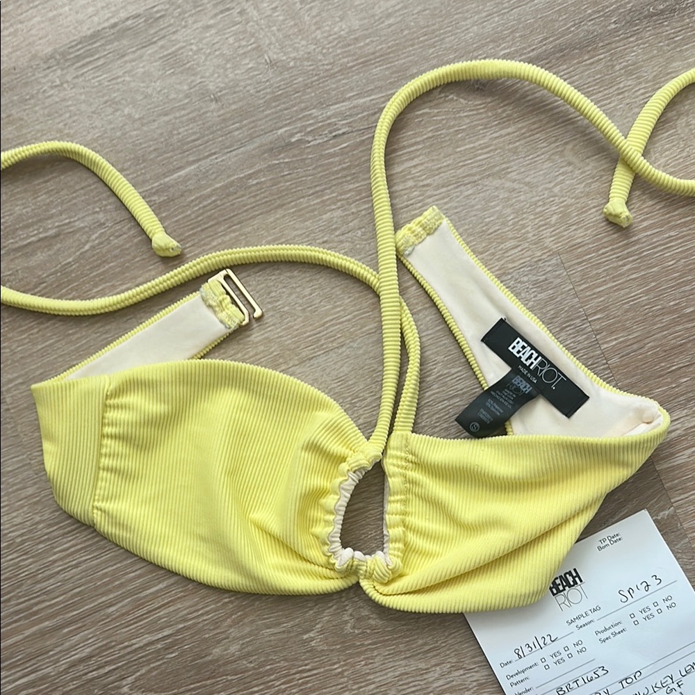 Beach Riot Lemon Bikini Top